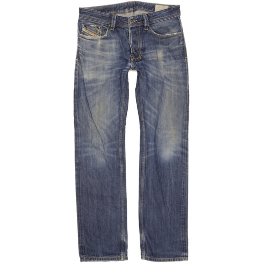 Diesel Larke Men Blue Straight Regular Jeans W30 L32