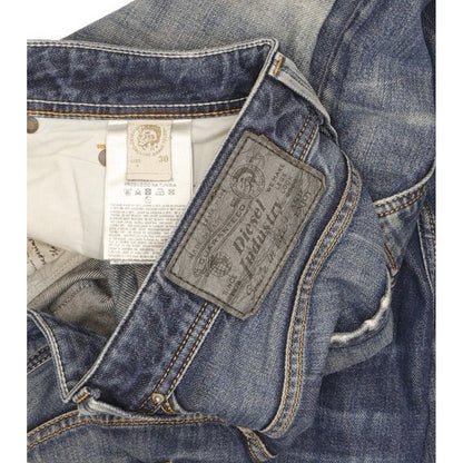 Diesel Larke Men Blue Straight Regular Jeans W30 L32