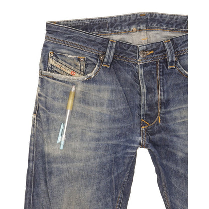 Diesel Larke Men Blue Straight Regular Jeans W30 L32