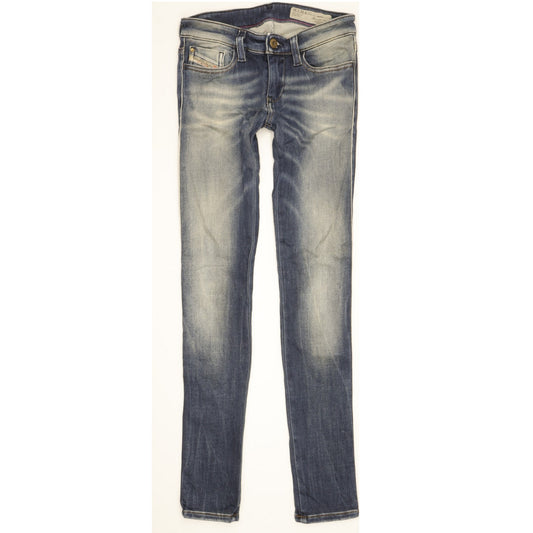 Diesel Skinzee-Low Women Blue Skinny Slim Stretch Jeans W25 L30