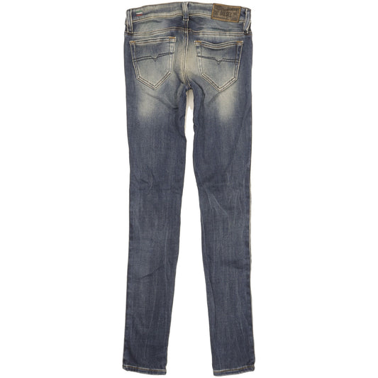 Diesel Skinzee-Low Women Blue Skinny Slim Stretch Jeans W25 L30