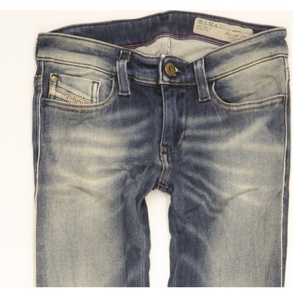 Diesel Skinzee-Low Women Blue Skinny Slim Stretch Jeans W25 L30