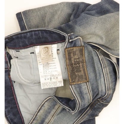 Diesel Skinzee-Low Women Blue Skinny Slim Stretch Jeans W25 L30