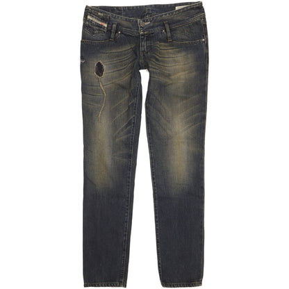 Diesel Matic Women Blue Straight Slim Jeans W30 L31