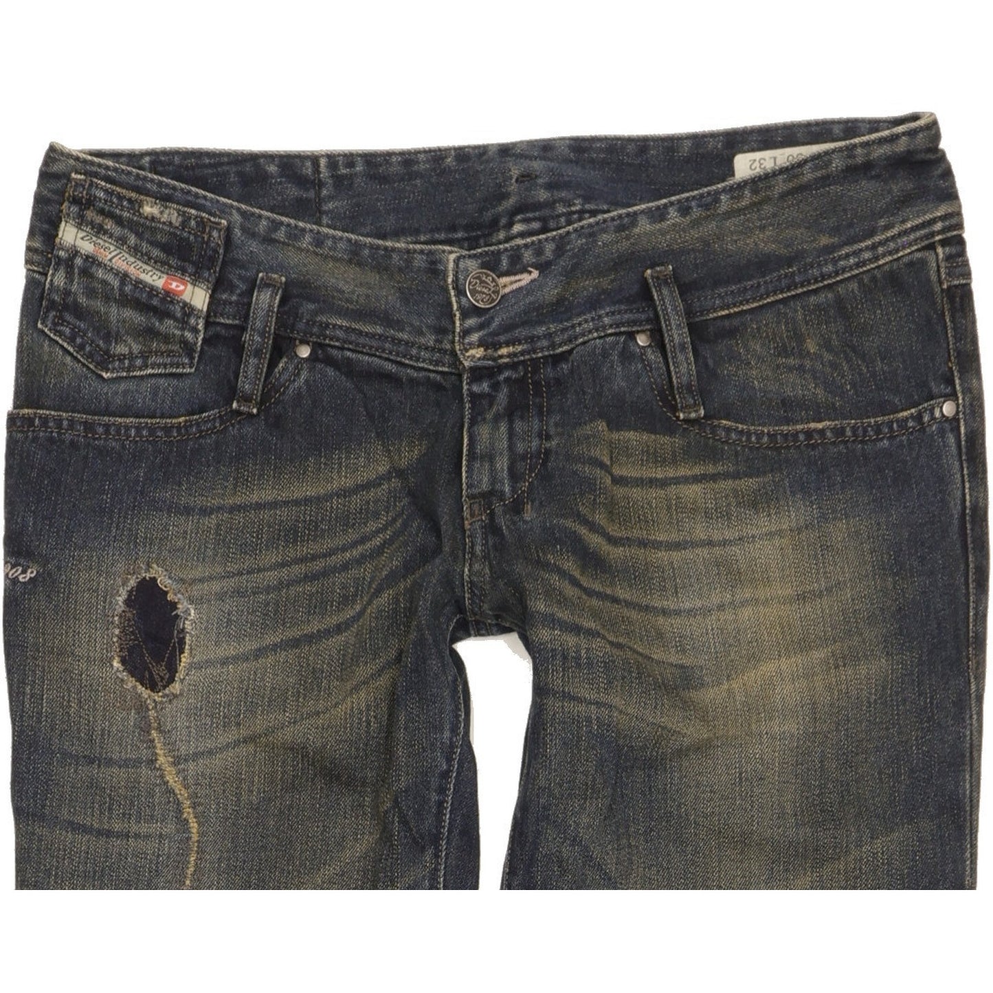 Diesel Matic Women Blue Straight Slim Jeans W30 L31