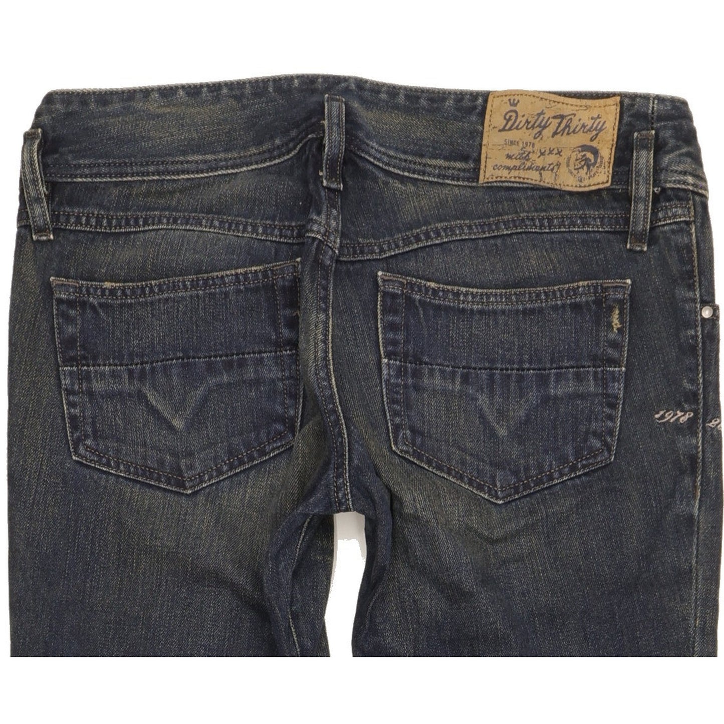 Diesel Matic Women Blue Straight Slim Jeans W30 L31