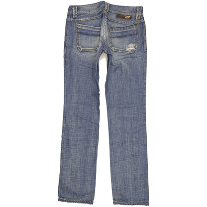 Diesel Keate Women Blue Straight Slim Jeans W26 L30