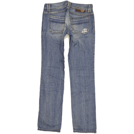Diesel Keate Women Blue Straight Slim Jeans W26 L30