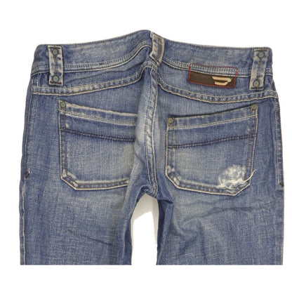 Diesel Keate Women Blue Straight Slim Jeans W26 L30