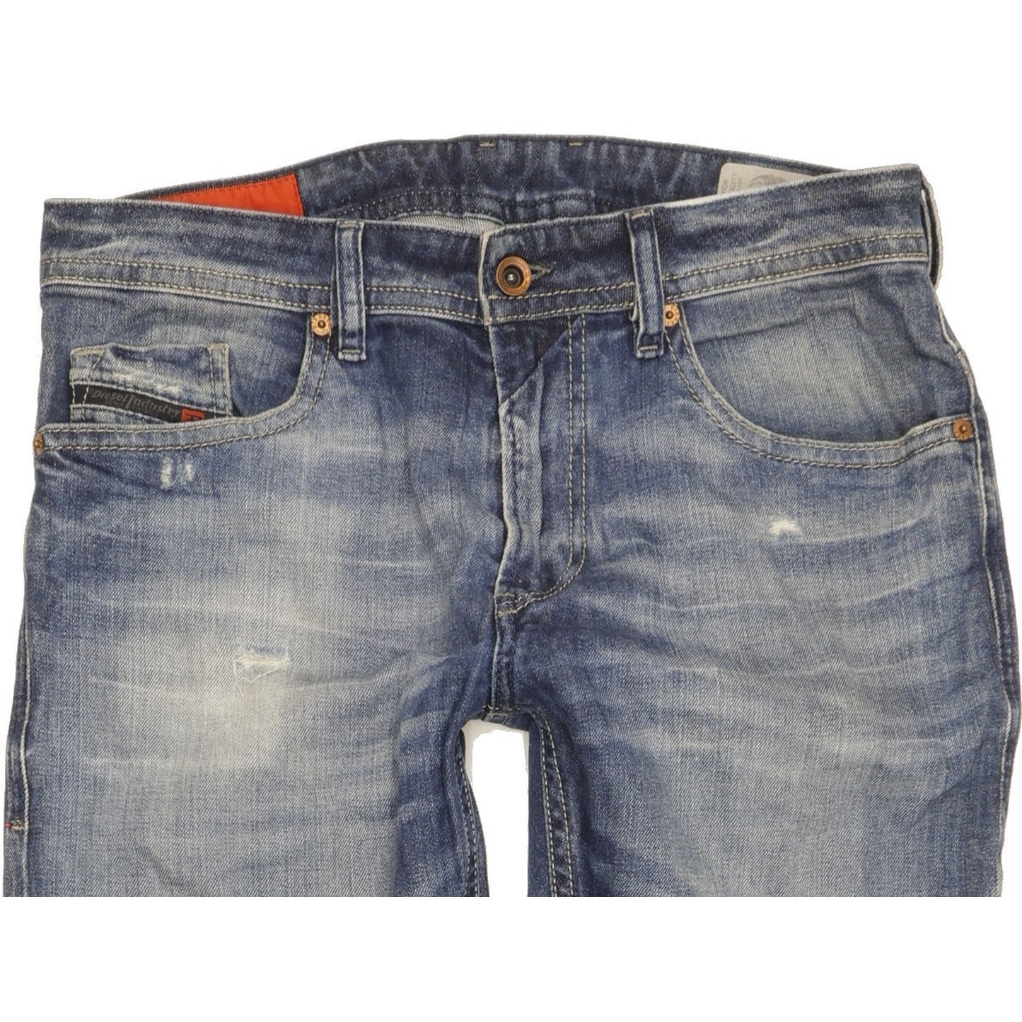 Diesel Thommer Men Blue Skinny Slim Stretch Jeans W32 L31