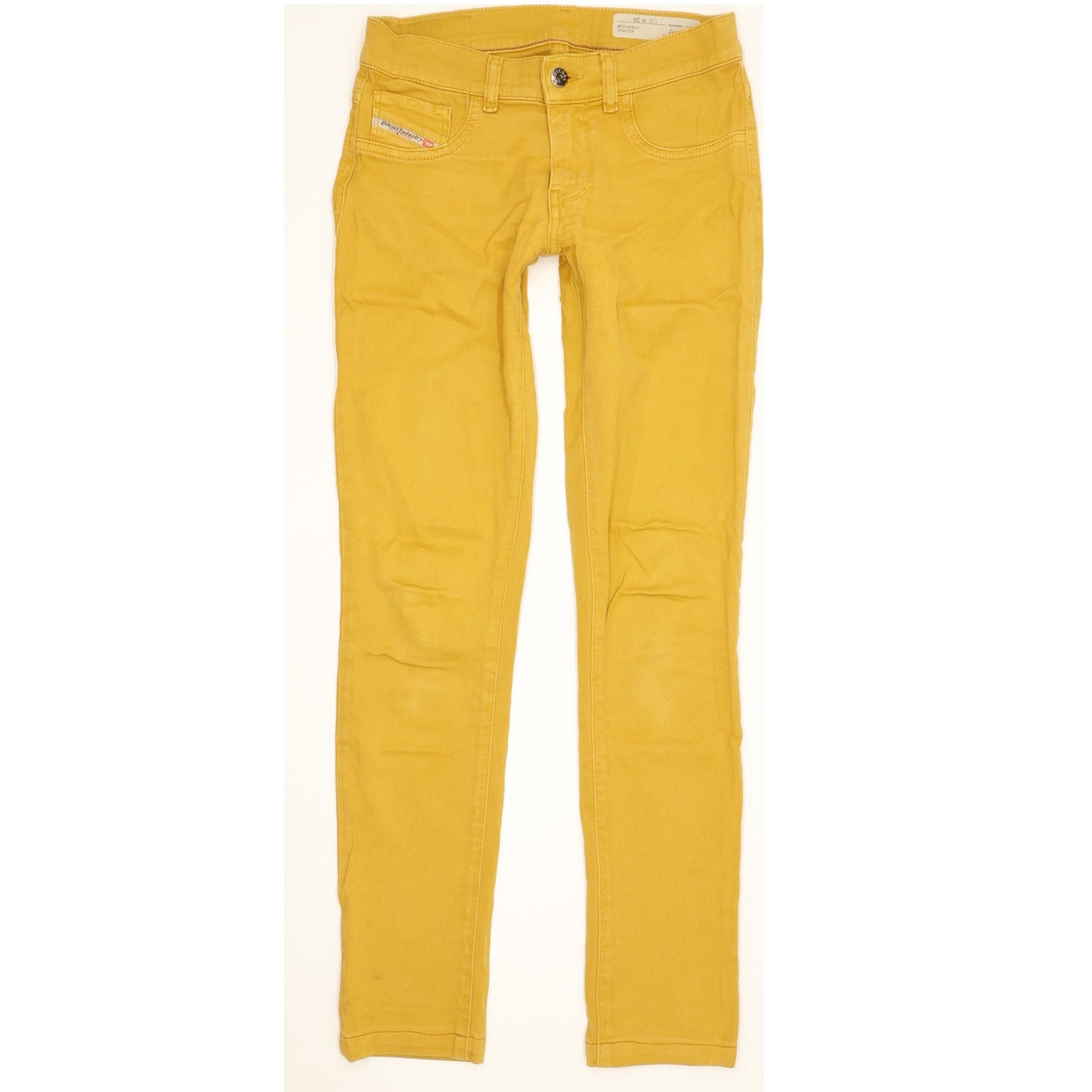 Diesel Livier Women Yellow Skinny Slim Jegging Stretch Jeans W26 L30