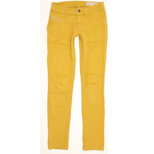Diesel Livier Women Yellow Skinny Slim Jegging Stretch Jeans W26 L30