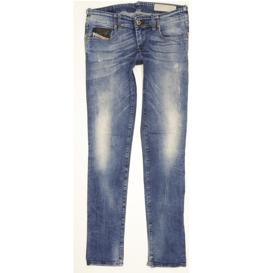 Diesel Grupee Women Blue Skinny Slim Stretch Jeans W28 L32