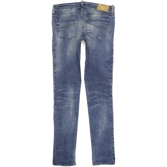 Diesel Grupee Women Blue Skinny Slim Stretch Jeans W28 L32
