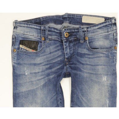 Diesel Grupee Women Blue Skinny Slim Stretch Jeans W28 L32