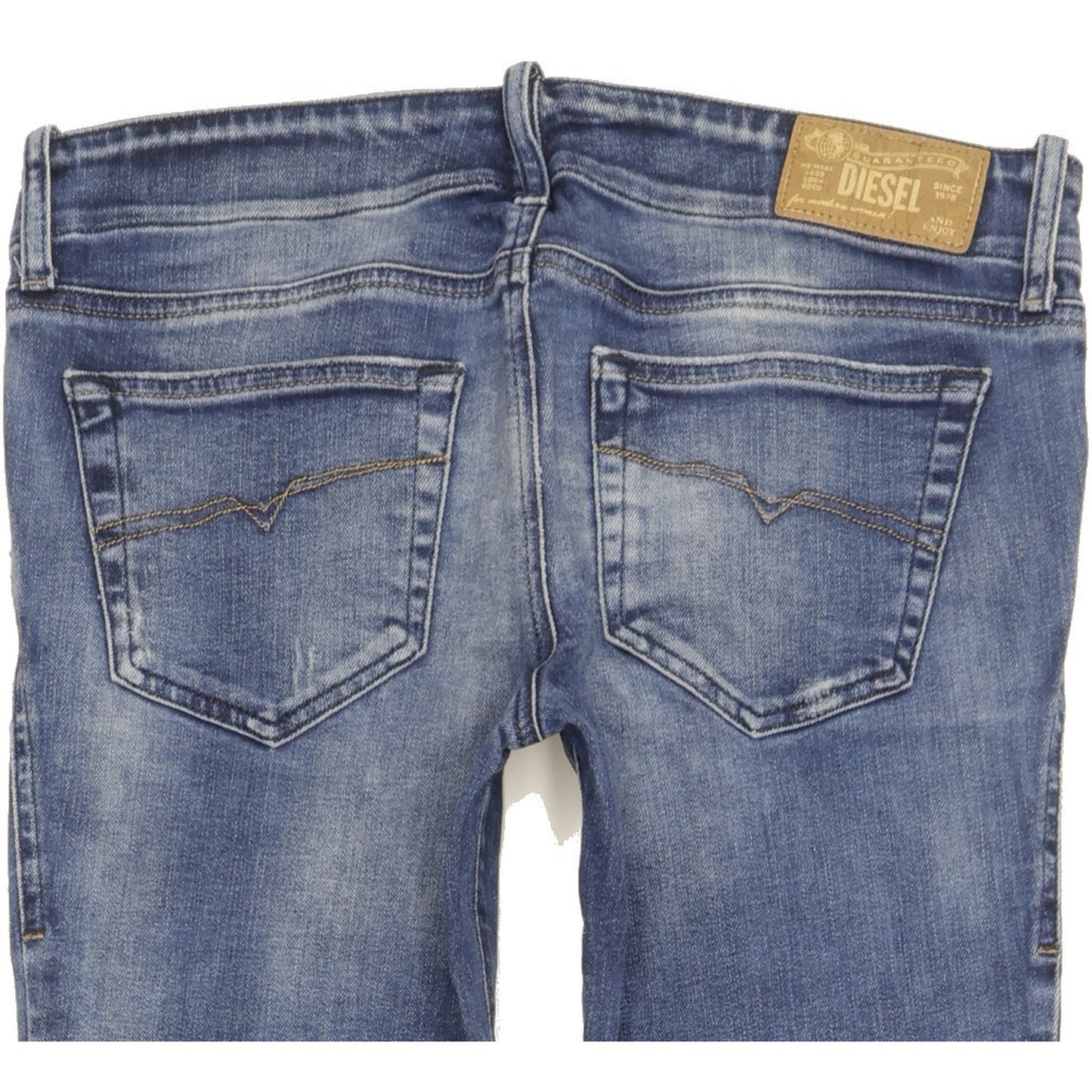 Diesel Grupee Women Blue Skinny Slim Stretch Jeans W28 L32