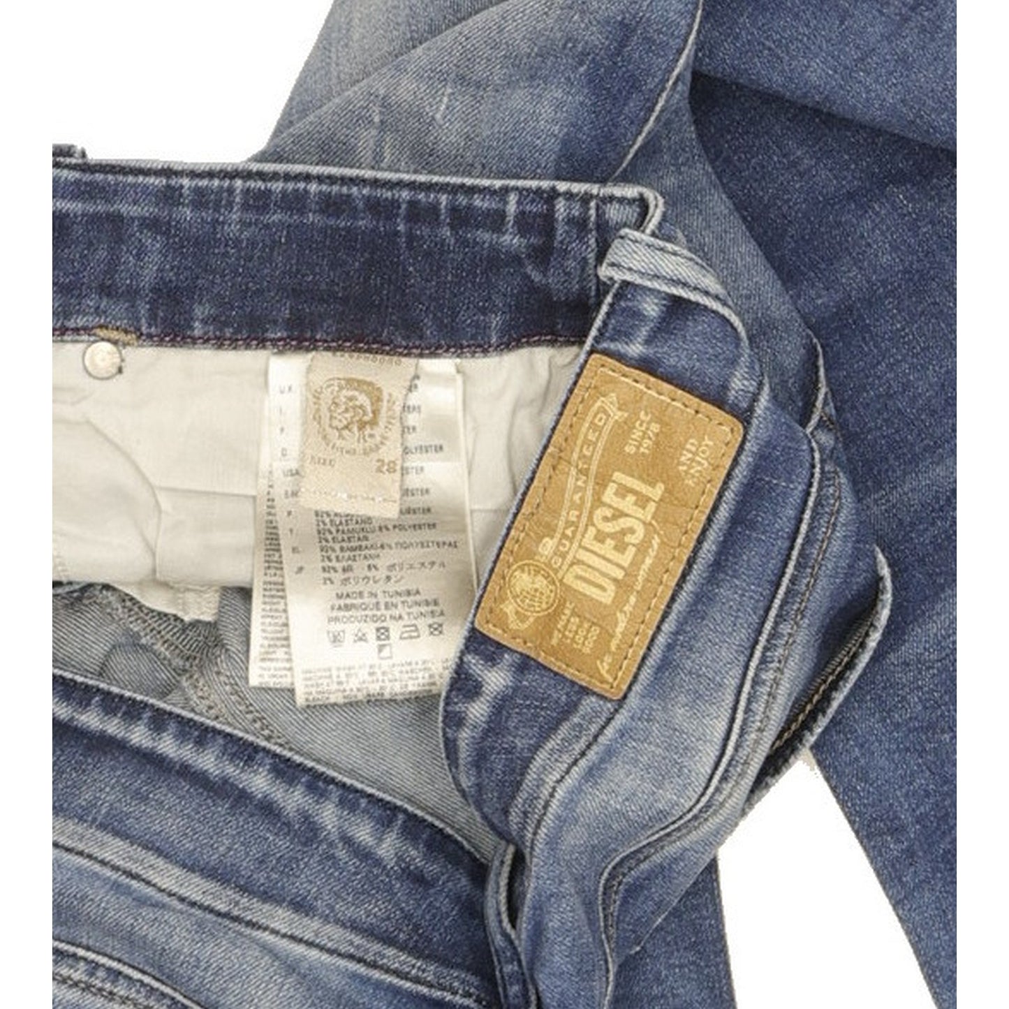 Diesel Grupee Women Blue Skinny Slim Stretch Jeans W28 L32