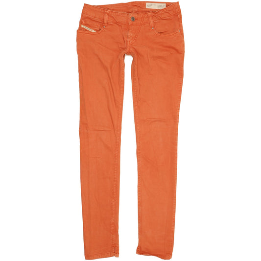 Diesel Grupee-B Women Red Tapered Slim Stretch Jeans W26 L32
