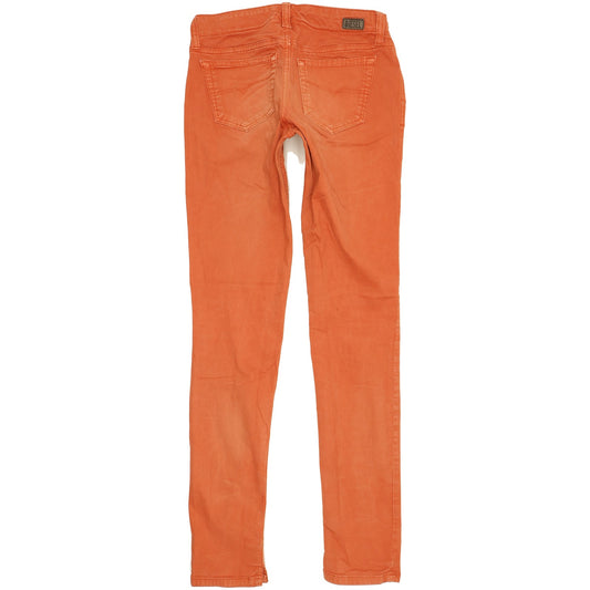 Diesel Grupee-B Women Red Tapered Slim Stretch Jeans W26 L32