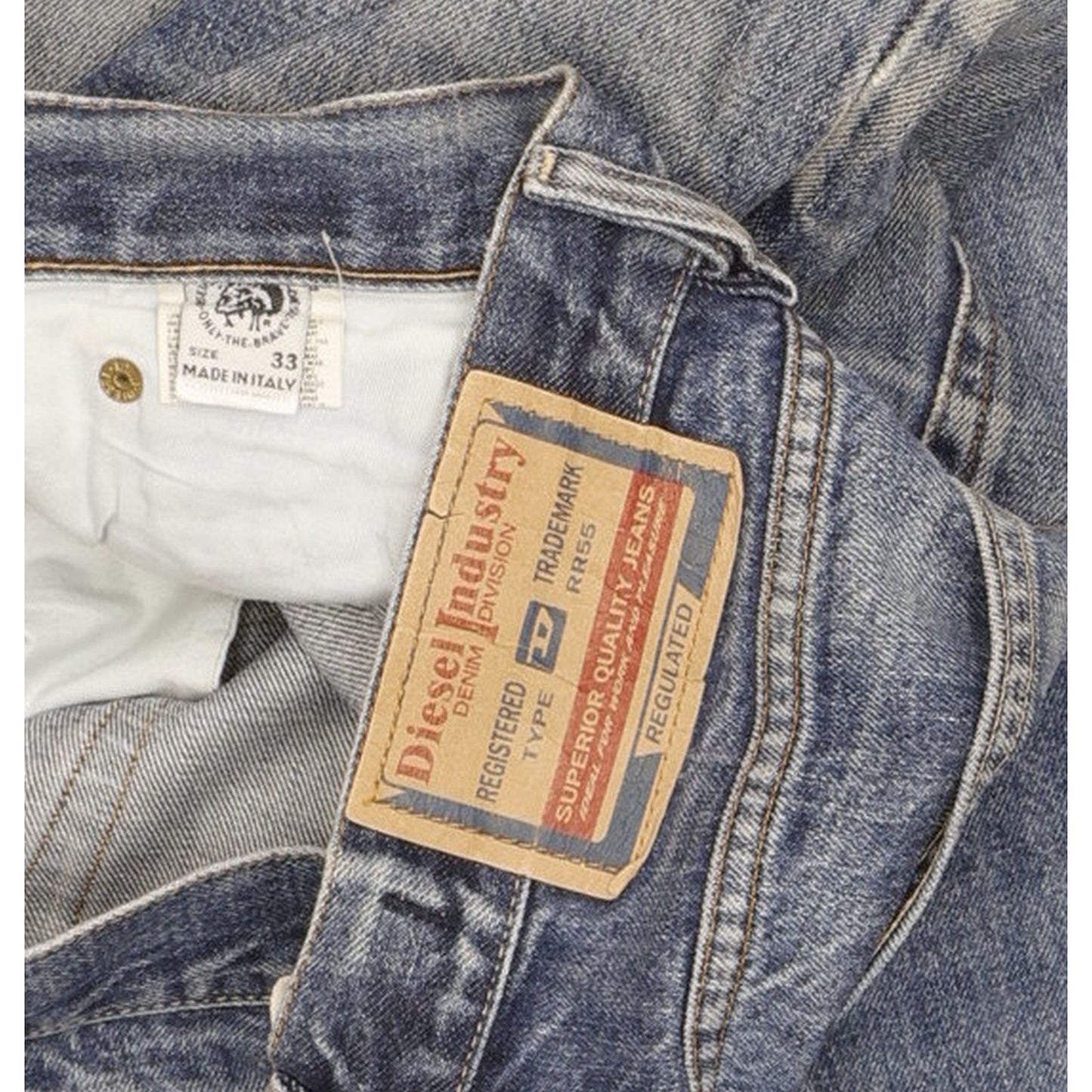 Diesel Kulter Men Blue Straight Regular Jeans W33 L31