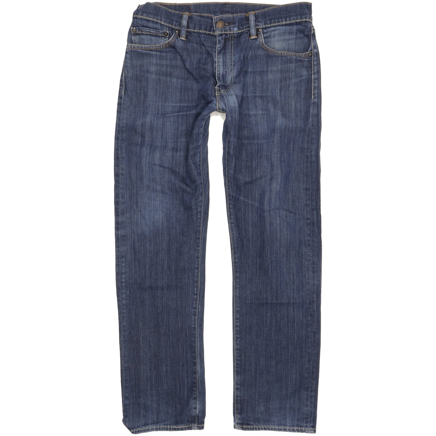 Levi's 504 Men Blue Straight Regular Stretch Jeans W32 L30