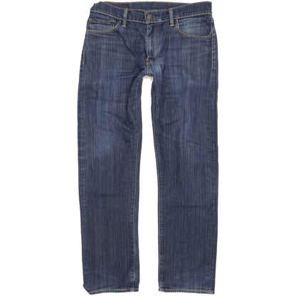 Levi's 504 Men Blue Straight Regular Stretch Jeans W32 L30