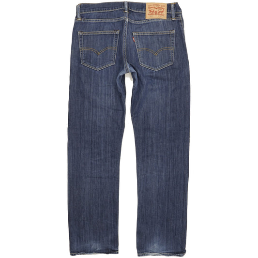Levi's 504 Men Blue Straight Regular Stretch Jeans W32 L30