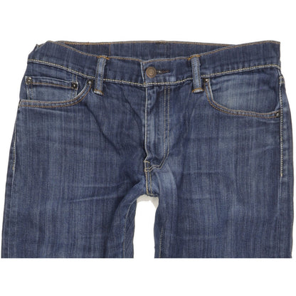 Levi's 504 Men Blue Straight Regular Stretch Jeans W32 L30
