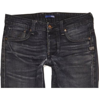 G-Star Attacc Men Navy Straight Regular Jeans W30 L31