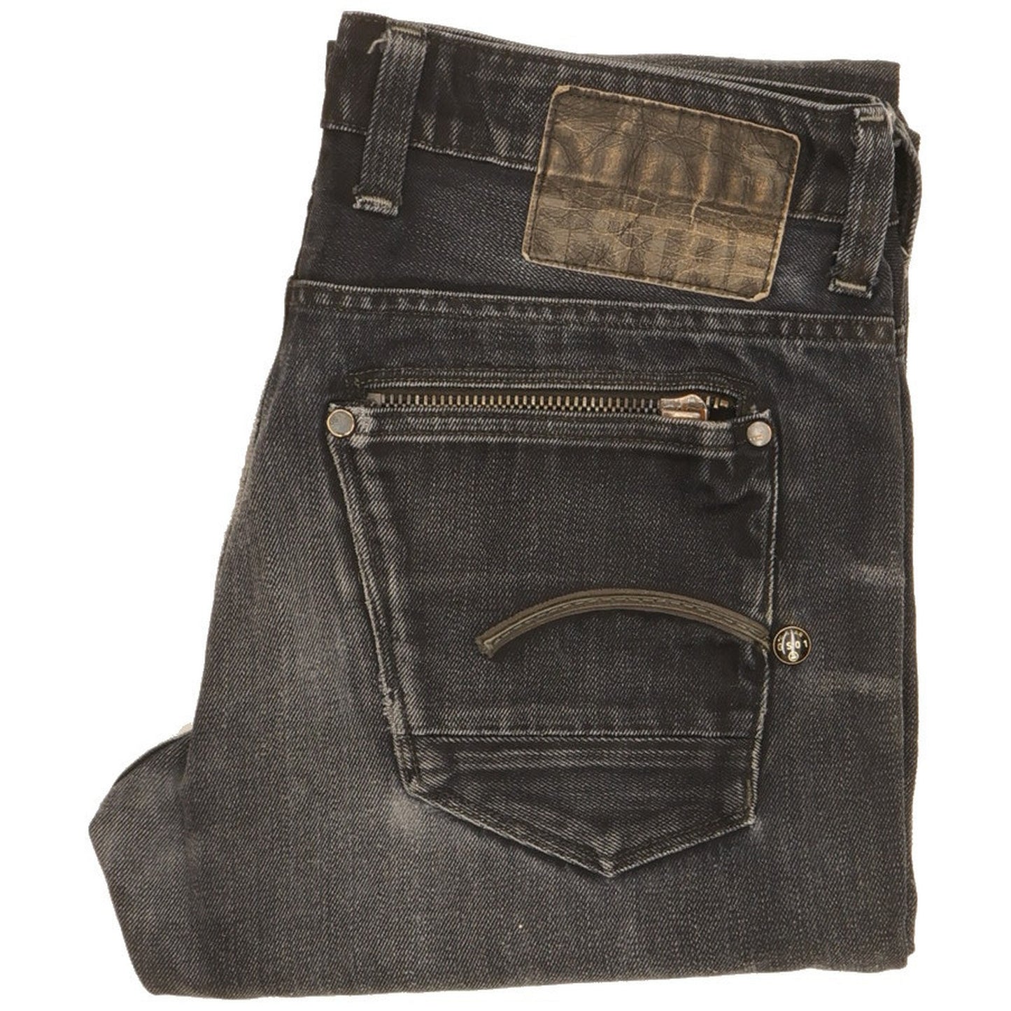 G-Star Attacc Men Navy Straight Regular Jeans W30 L31