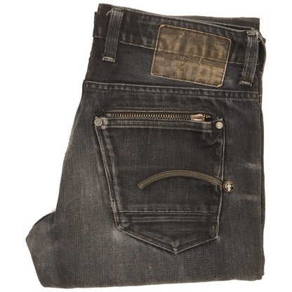 G-Star Attacc Men Navy Straight Regular Jeans W30 L31