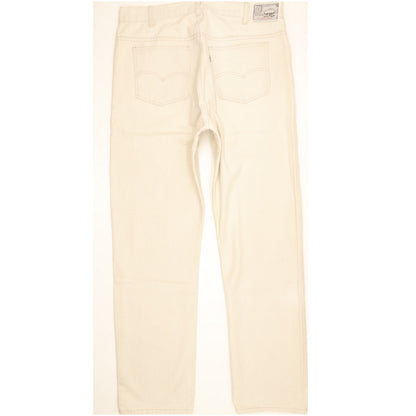 Levi's Men Beige Straight Regular Jeans W36 L32