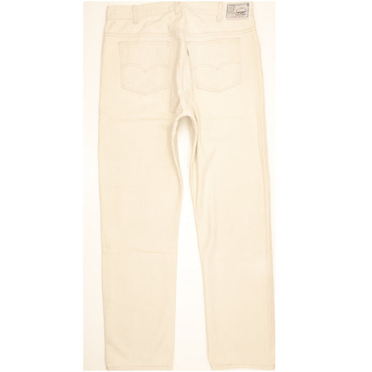 Levi's Men Beige Straight Regular Jeans W36 L32
