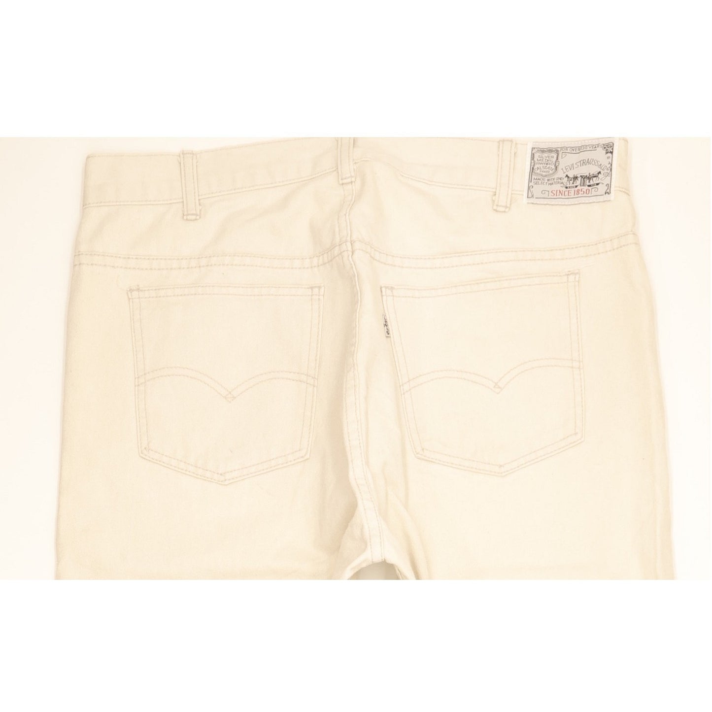 Levi's Men Beige Straight Regular Jeans W36 L32