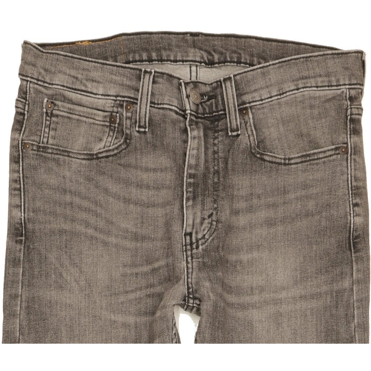 Levi's 519 Hi-Ball Men Grey Skinny Slim Stretch Jeans W32 L30