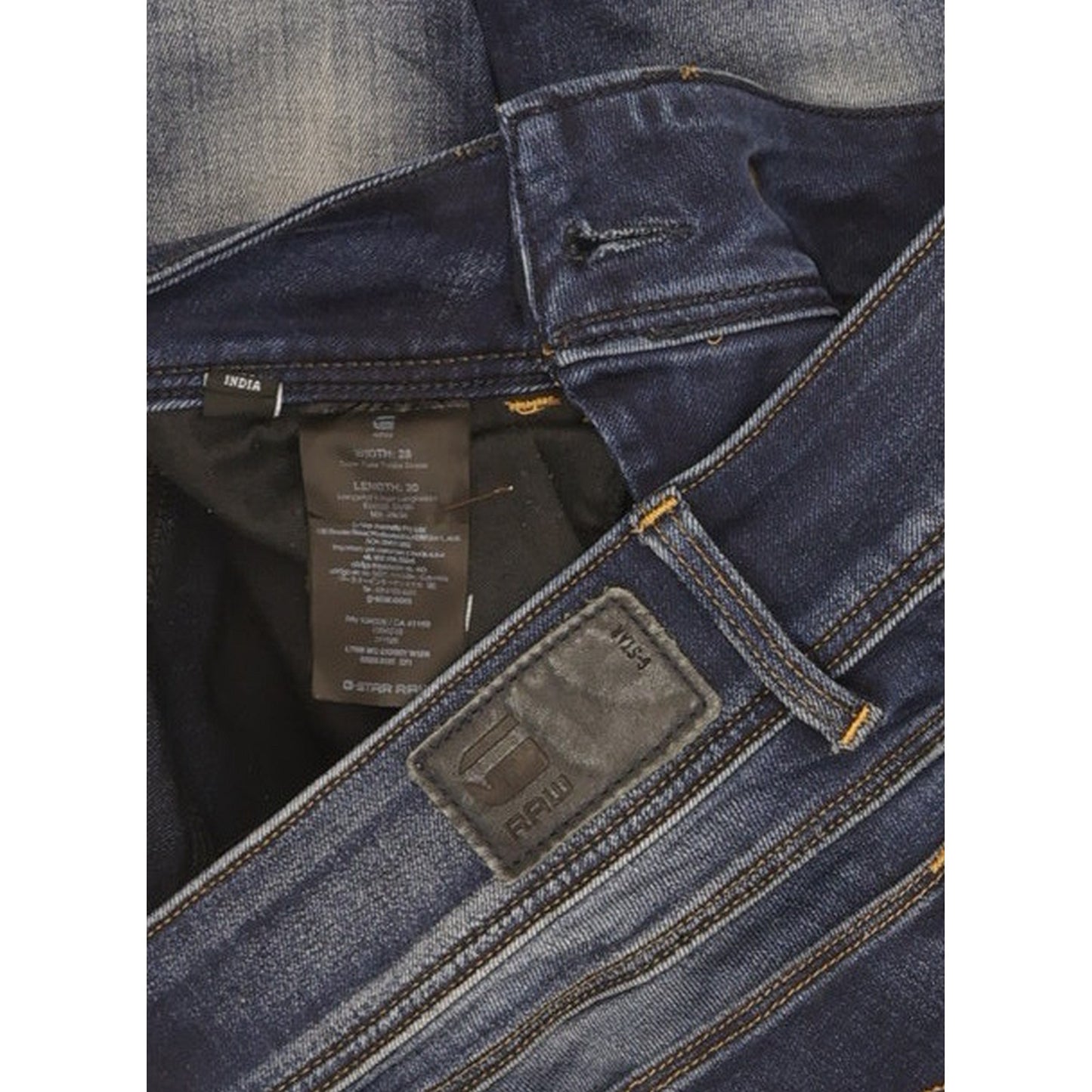 G-Star Lynn Women Blue Skinny Slim Stretch Jeans W28 L30