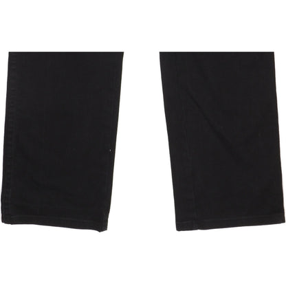 Wrangler Durable Quality Men Black Straight Regular Stretch Jeans W34 L35