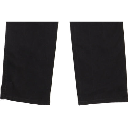 Wrangler Durable Quality Men Black Straight Regular Stretch Jeans W34 L35