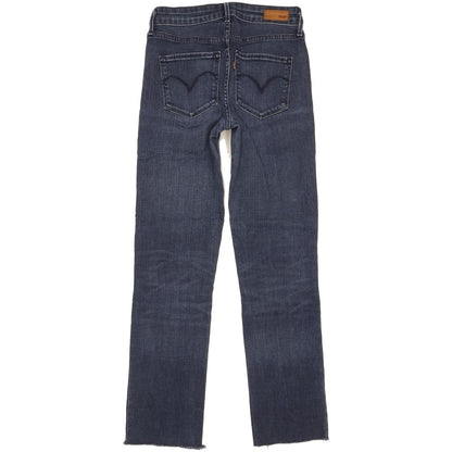 Levi's Demi Curve Women Blue Straight Classic Stretch Jeans W25 L28
