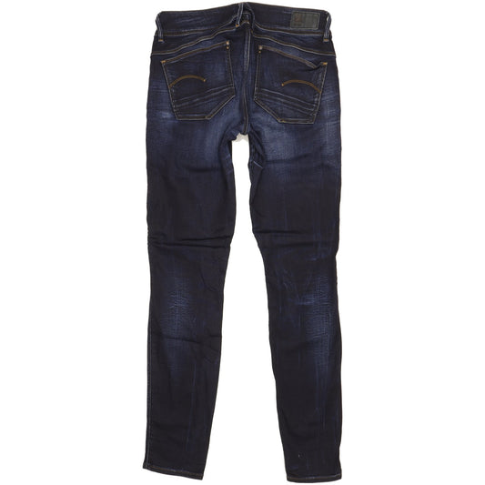 G-Star Lynn Women Navy Skinny Slim Stretch Jeans W30 L32