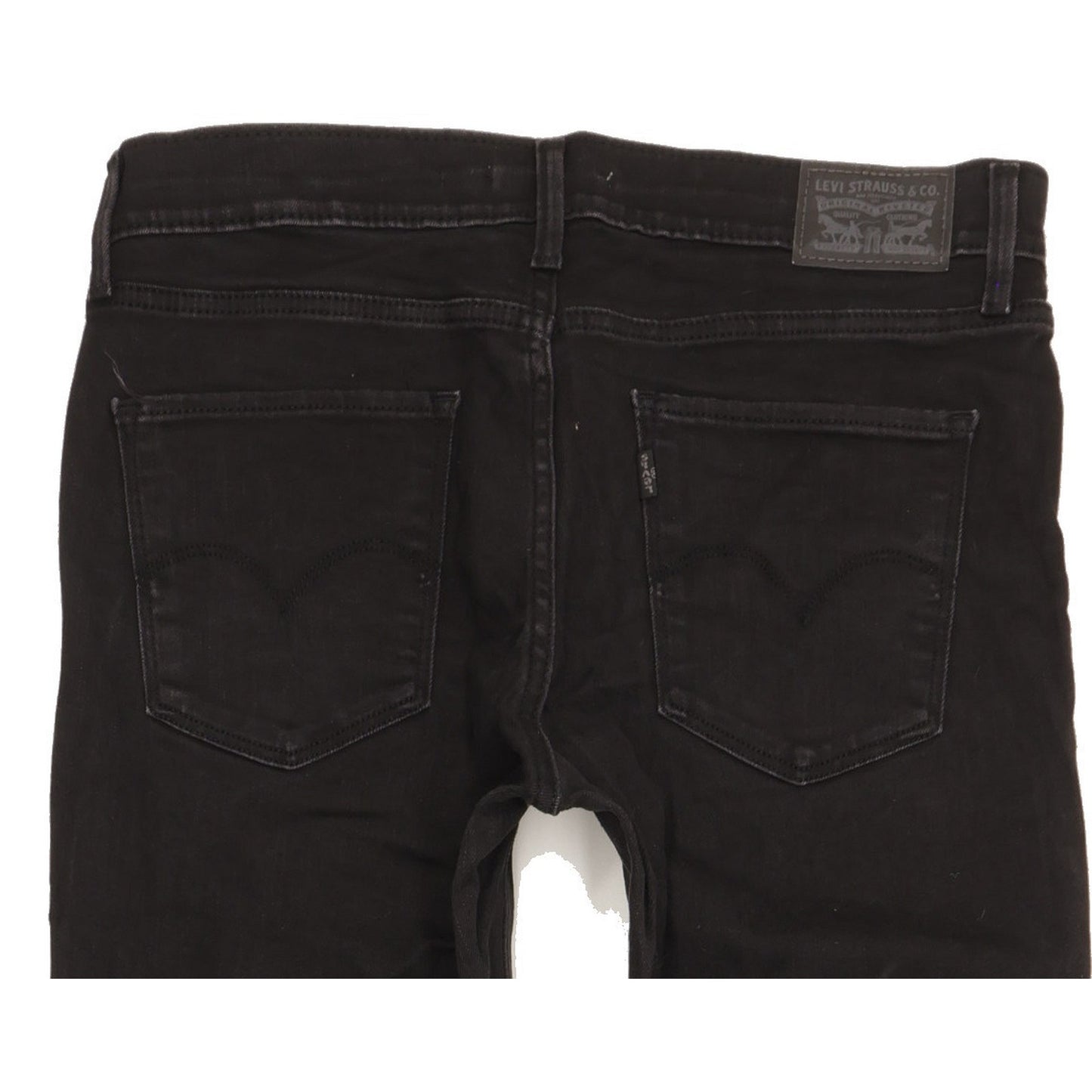 Levi's 314 Shaping Women Black Straight Slim Stretch Jeans W30 L29