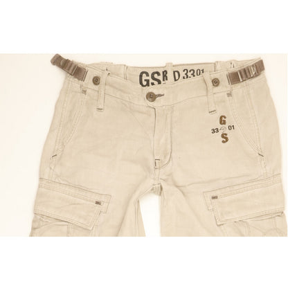 G-Star Men Beige Tapered Loose Jeans W26 L32