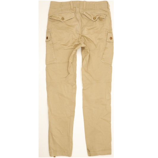G-Star Roxic Cargo Men Beige Tapered Loose Stretch Jeans W30 L36