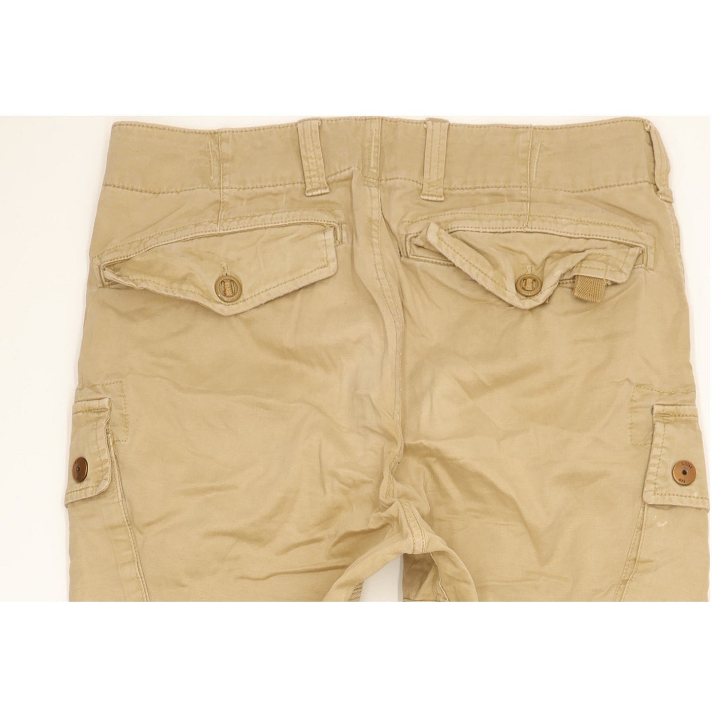 G-Star Roxic Cargo Men Beige Tapered Loose Stretch Jeans W30 L36