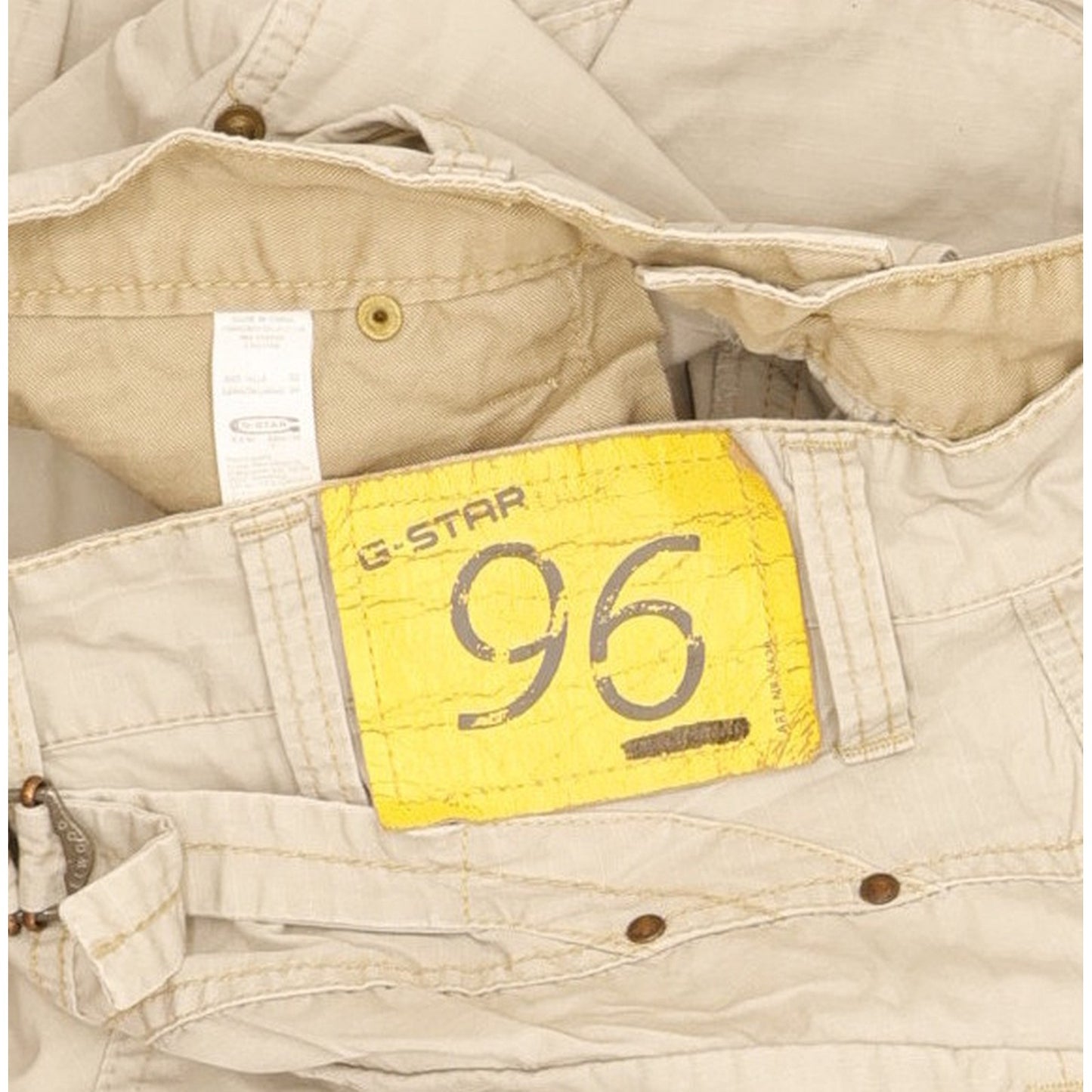 G-Star Elwood Heritage Men Grey Straight Loose Jeans W32 L33