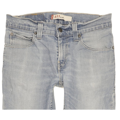 Levi's 511 Men Blue Straight Slim Stretch Jeans W31 L31