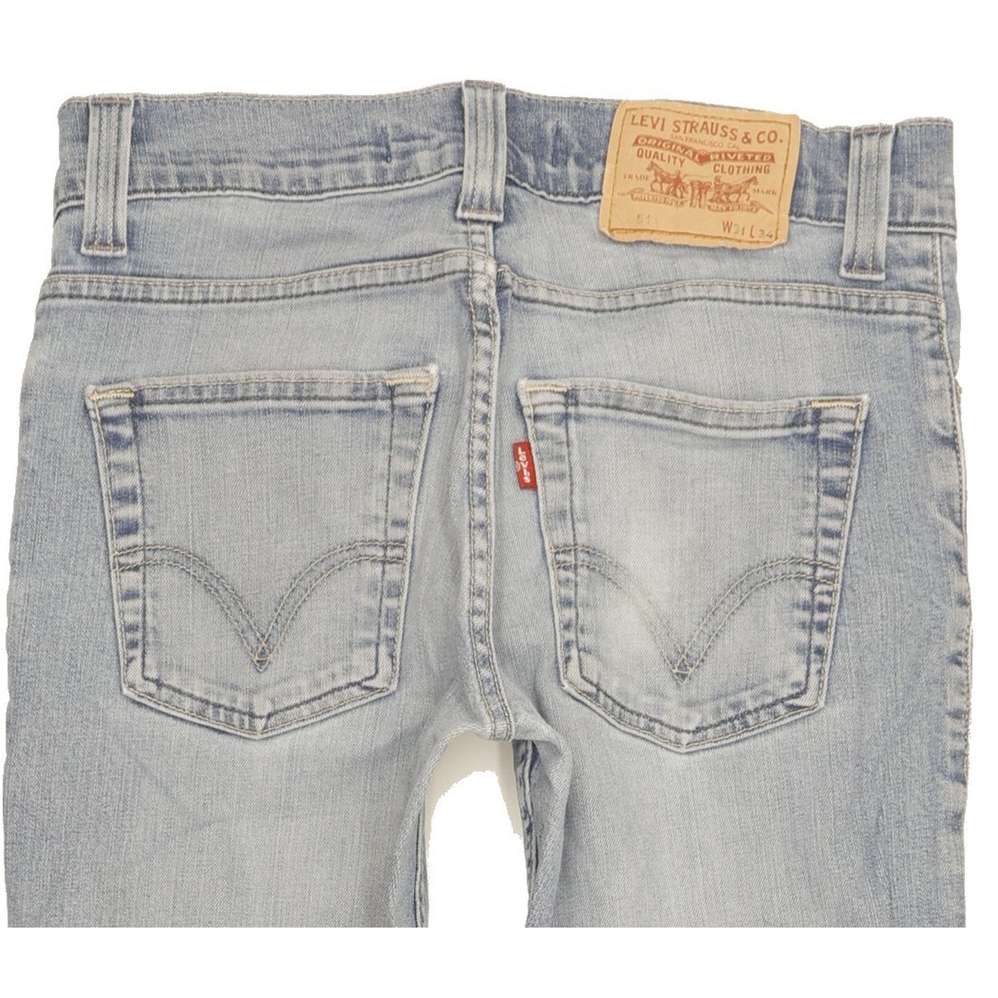 Levi's 511 Men Blue Straight Slim Stretch Jeans W31 L31