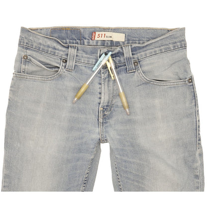 Levi's 511 Men Blue Straight Slim Stretch Jeans W31 L31