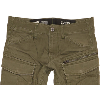 G-Star Rovic 3D Men Green Tapered Regular Stretch Jeans W32 L30