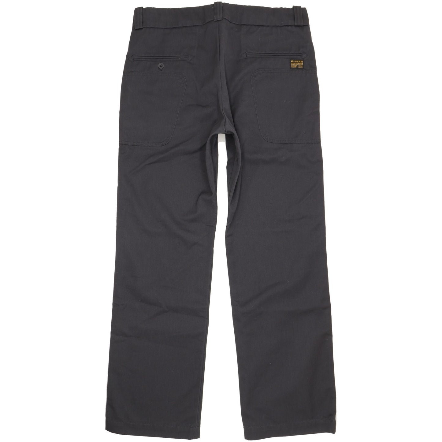 G-Star Alcatraz Men Grey Straight Regular Trousers W36 L33